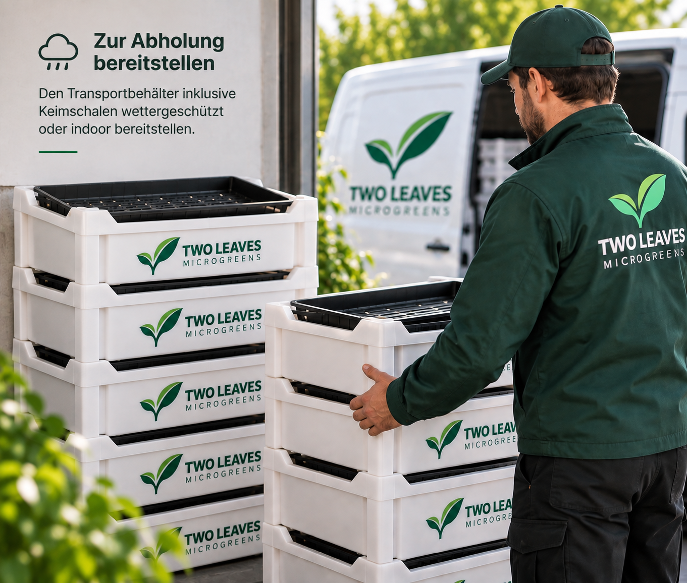 Keimschalen zur Rückgabe